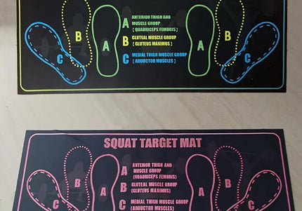 Anti-Rutsch-Kniebeugenpolster-Set, langlebige Trainingsmatten für den Heim- und Fitnessstudio-Einsatz, rutschfeste Trainingsgeräte, ideal für Fitnessbegeisterte