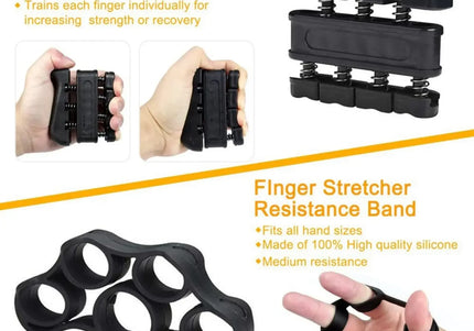 5–60 kg verstellbarer Handgriff-Stärkungstrainer, komplettes Set mit Gegen-, Handgelenk- und Unterarm- und Handtrainer für Muskeln