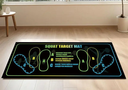 Anti-Rutsch-Kniebeugenpolster-Set, langlebige Trainingsmatten für den Heim- und Fitnessstudio-Einsatz, rutschfeste Trainingsgeräte, ideal für Fitnessbegeisterte