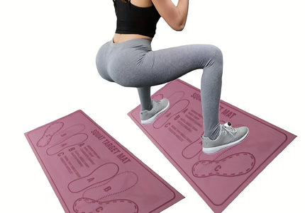 Anti-Rutsch-Kniebeugenpolster-Set, langlebige Trainingsmatten für den Heim- und Fitnessstudio-Einsatz, rutschfeste Trainingsgeräte, ideal für Fitnessbegeisterte