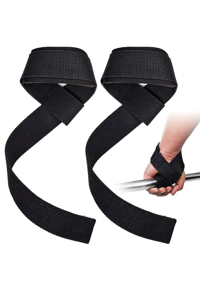 Handgelenkschlaufen zum Gewichtheben, Hebegurte für Gewichtheben, Fitnessstudio, Handgelenkbandagen mit zusätzlichen Handgriffen für Krafttraining