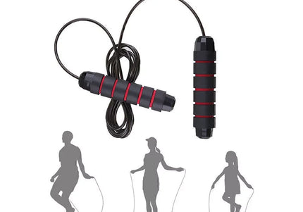 2,8/3 m Seile zum Springen Crossfit Tragbare Fitnessgeräte Aerobic Schnelles Stahldraht-Springseil Boxen Yoga für Frau Mann WeightLoss