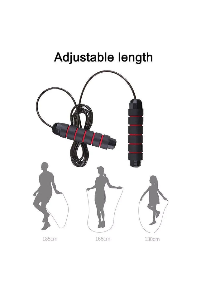 2,8/3 m Seile zum Springen Crossfit Tragbare Fitnessgeräte Aerobic Schnelles Stahldraht-Springseil Boxen Yoga für Frau Mann WeightLoss