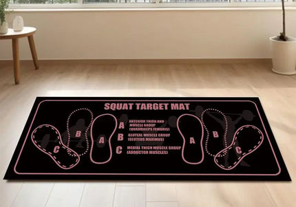 Anti-Rutsch-Kniebeugenpolster-Set, langlebige Trainingsmatten für den Heim- und Fitnessstudio-Einsatz, rutschfeste Trainingsgeräte, ideal für Fitnessbegeisterte