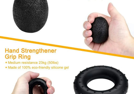 5–60 kg verstellbarer Handgriff-Stärkungstrainer, komplettes Set mit Gegen-, Handgelenk- und Unterarm- und Handtrainer für Muskeln